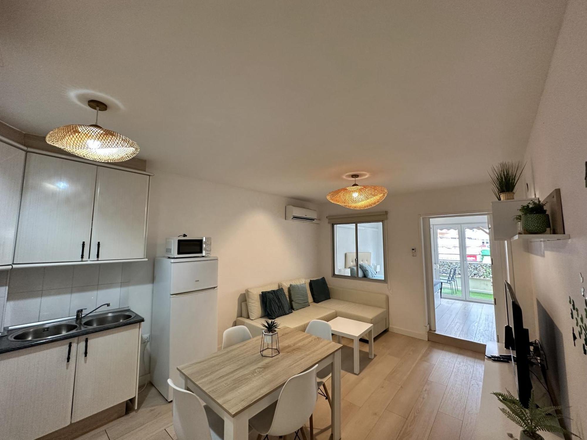 Ver1 - Terraza - 1 Dorm - Wifi - Centro A 100 Metros - Playa A 600 Metros Apartament